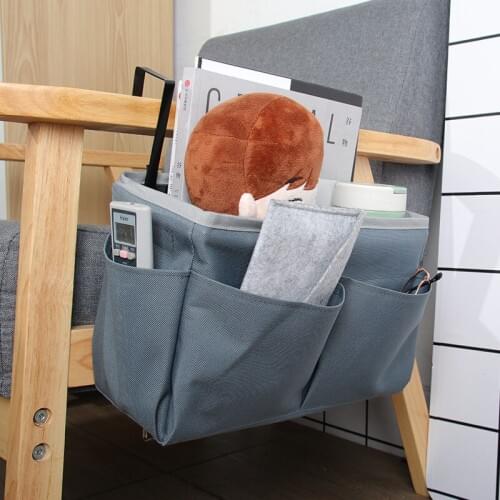 Oxford Cloth Waterproof Sundries Hanging Bag Cosmetics Magazine Stationery Dustproof Durable Hanging Bag