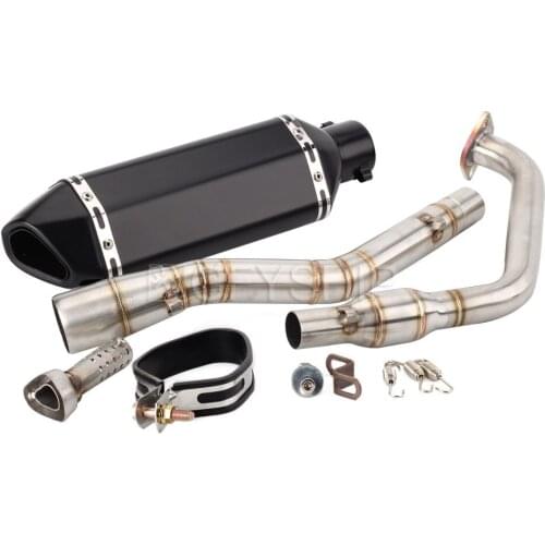 For Yamaha YZF R125 2019 2020 R15 V3 2017 2018 2019 2020 YZF-R125 YZF R15 Escape Slip-on Motorcycle Exhaust And Head Link Pipe