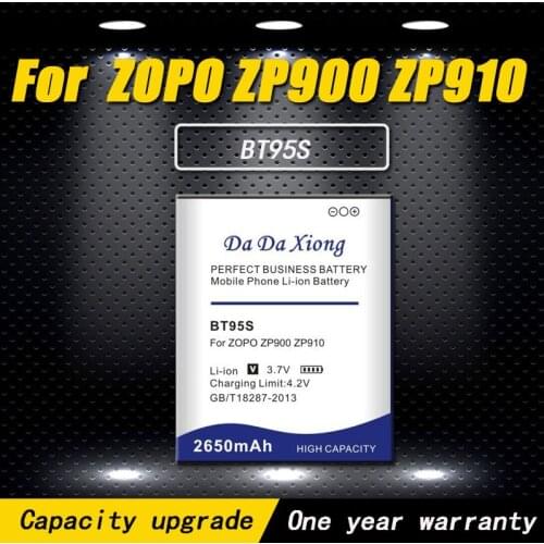 High quality 2650mAh BT95S Battery for ZOPO ZP900 zp910 zp908 zp900s zp900h hero h9300+ h9500 Phone battery