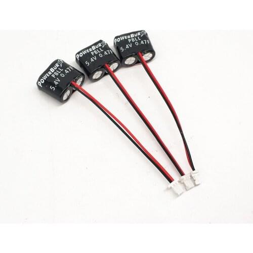 2pcs Original PBLL series 5.4V 0.47F with plug high current energy storage toy power supply 5.4V0.47F