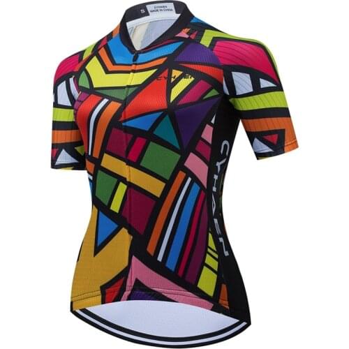 2021 Summer Mens Team Cycling Pro Jersey MTB Uniform Mountain Bike Clothing Quick Dry Bicycle Clothes Short Sleeve Maillot