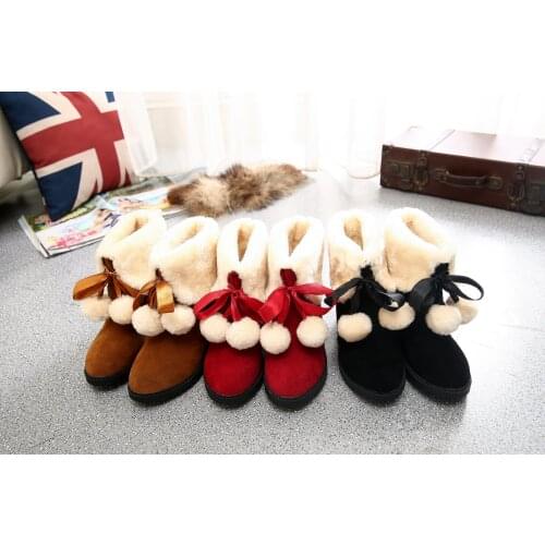 2021 Winter Low-heeled Warm Fashion Casual All-match Snow Princess Womens SHOES 35-40