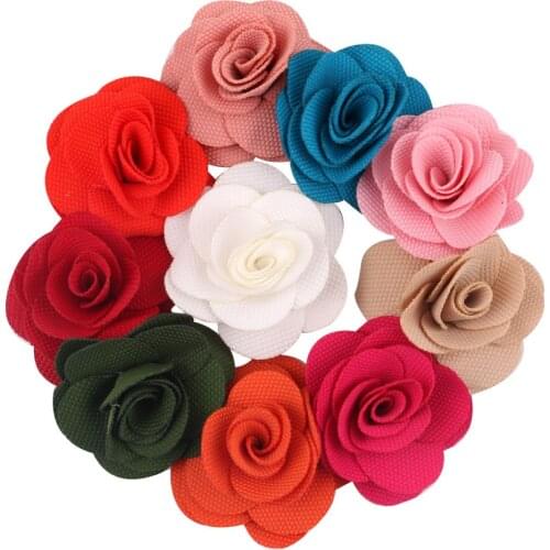 Hand-made Pet Hair Bows Clip rose Colorful Pet Dog clips grooming product accessories pet dog delicacy gift 40pcs