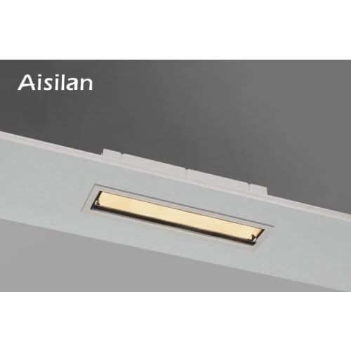 Aisilan polarized wall washer light spot light commercial embedded led downlight hotel aisle grille line lights