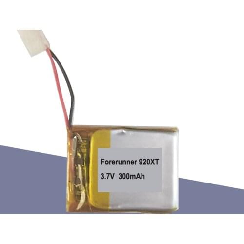 Full new 300mAh 3.7V Rechargeable Battery For Garmin Forerunner 920XT Smart Watch Batterie Accumulator AKKU