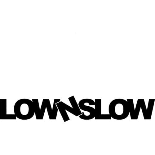 Personality Die-Cut Vinyl Decal Low N Slow Car Sticker Waterproof Auto Decors on Car Body Bumper Rear Window Apply To Car Window