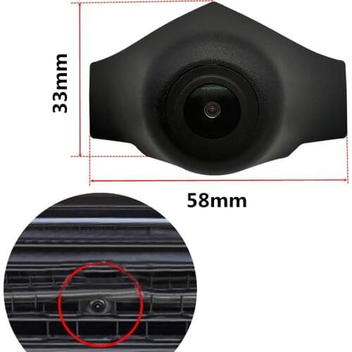 YIFOUM HD CCD Car Front View Parking Night Vision Positive Waterproof Logo Camera For Audi Q2 Q2L 2016 2017 2018 2019 2020