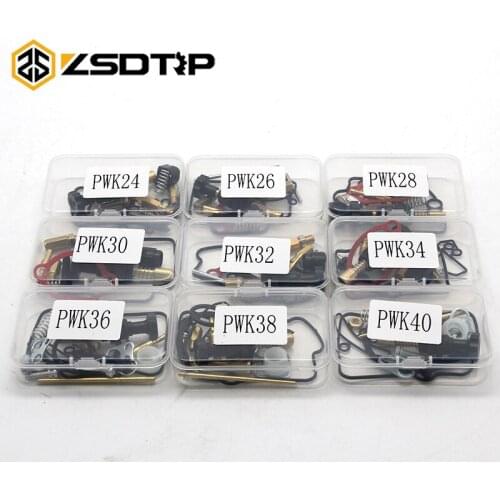ZSDTRP 24 26 28 30 32 34 36 38 40mm PWK KEIHIN Koso Motorcycle Carburetor Repair Kit Spare Jets 1 sets One Pack