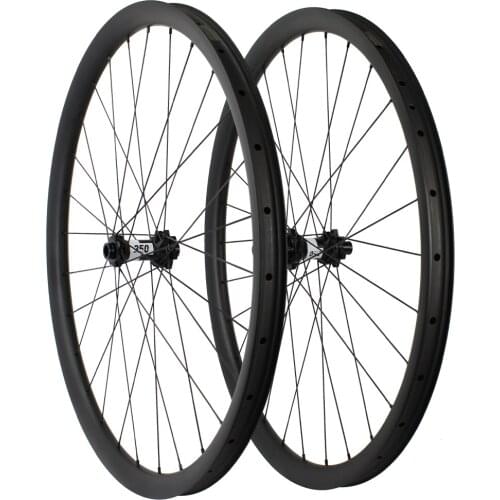 29er tubeless wheelset 35x25mm carbon mtb disc wheels DT350S 110x15 148x12 bicycle disc mtb wheels 12 speed carbon wheelset