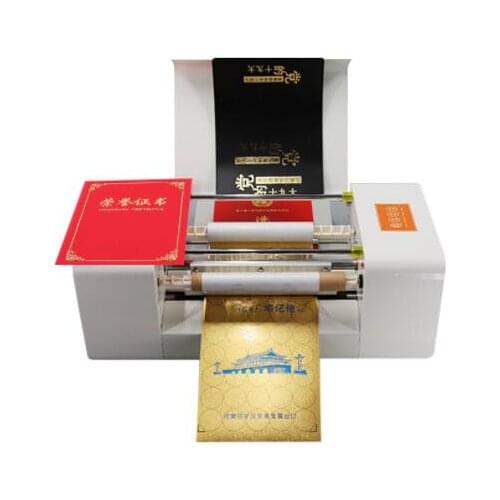 Hot Foil Stamping Machine Digital Hot Stamping Machine Gilding Flatbed Printer Press Machine Tools