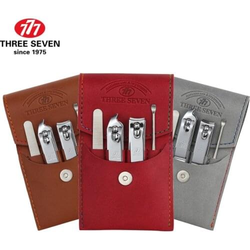 THREE SEVEN/777 Nail Clippers Set Portable Suit Earpick/Nail file/Callus shaver 4 in 1 Nail Art & Tools Kits