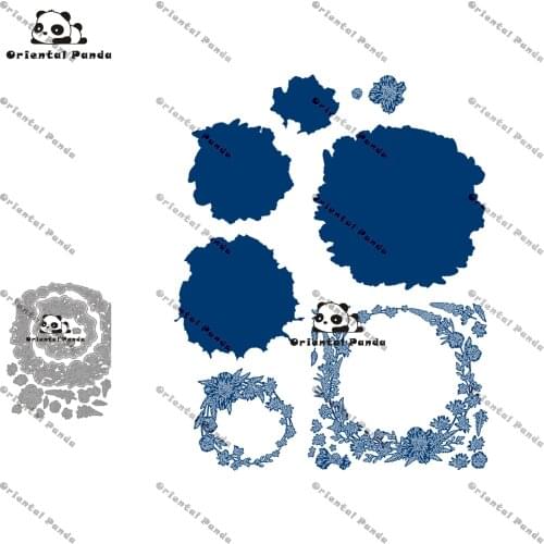 New Dies 2020 Camper Van Metal Big wreath Dies diy Dies photo album cutting die Scg new die for cuttinrapbook craft dies metal