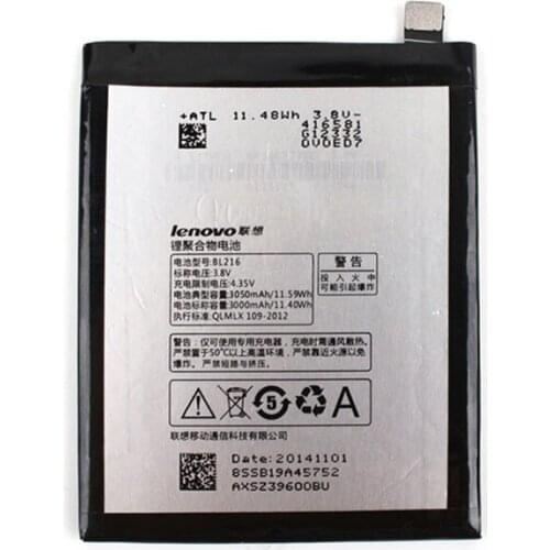 Original for Lenovo K910 Battery BL216 3000mAh Original Battery for Lenovo K910 Smartphone Replacement