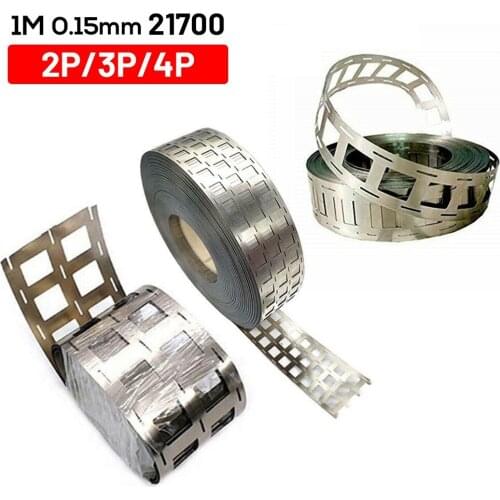 Soldering Tools Nickel Plated Steel Strip Sheet 1M 2P 3P 4P 21700 Nickel Strip 0.2mm Nickel Tape Holder For Nickel Belt