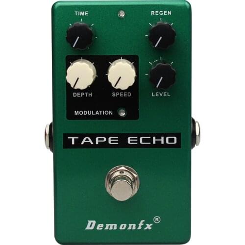 Demonfx Guitar Effect Pedal TAPE ECHO Delay Chorus With True Typass Chorus Delay Compressor Pedal