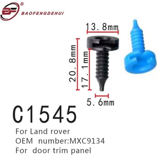 Car interior buckle For Land rover door trim panel fastener guard wheel eyebrow positioner Front and rear bumpers clips