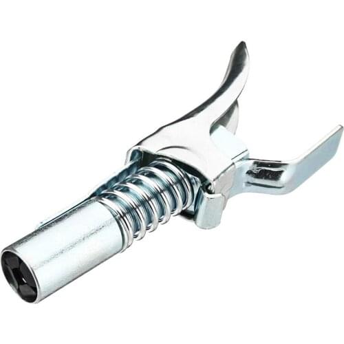 Grease Guns Coupler Locks on Like Air Chuck Fit SAE & Metric Zerk Fitting 1/8"