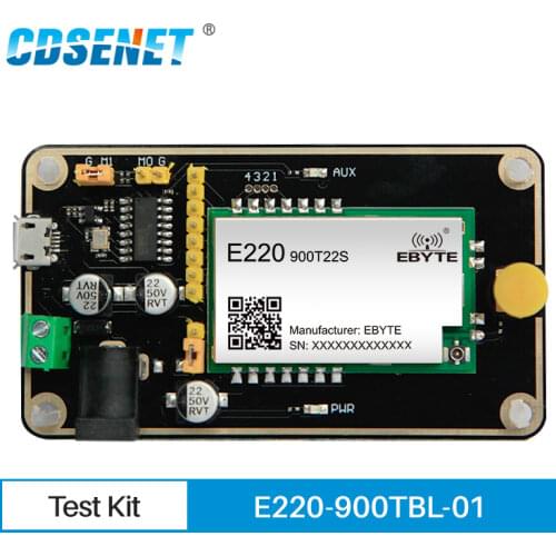 CDSENET LLCC68 LoRa/FSK Test Board 900MHz E220-900TBL-01 Wireless Transmitter Receiver E220-900T22S Module 22dBm SMD USB TTL