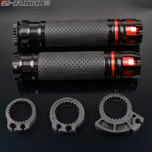 Universal 7/8'' 22MM CNC Motorcycle handle grips racing handlebar grip FOR YAMAHA FZ09 MT-09 tmax Suzuki honda Z900 Z1000