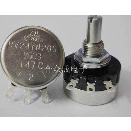 [VK] PYCOS TOCOS RV24 RV24YN RV24YN20S RV24YN20SB503 B50K RV24YN20S B503 Potentiometer switch