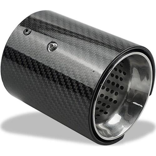Gas Outlet 80mm Real Carbon Fiber Exhaust Tips Muffler Pipe for M2 F87 M3 F80 M4 F82 F83 M5 F10 M6 F12 F13