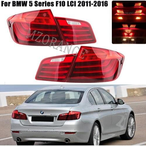 MIZIAUTO LED Rear Tail Light For BMW F10 F18 2011-2017 Reverse Dynamic Turn Signal Running Brake Parking Lamp Car Products