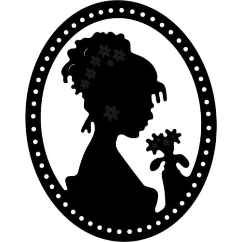 Mirror frame Metal Cutting Die Stencils for DIY Scrapbooking Album Decorative Embossing Hand-on Paper Craft Cards