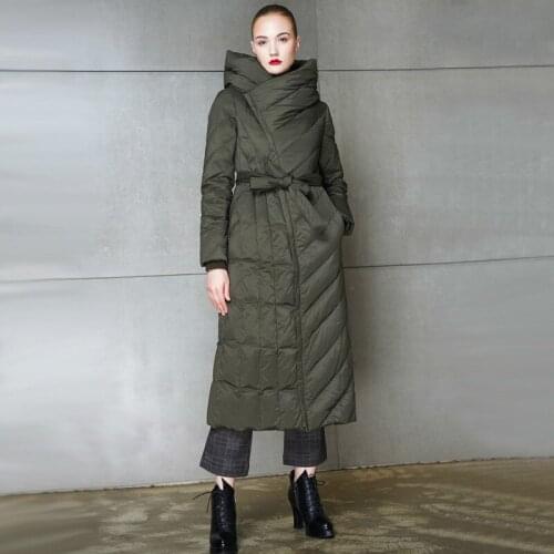 Winter Women New Arrival Womens Down Jacket Long Coat Female High Quality Jackets Parka Chaqueta Mujer KJ611