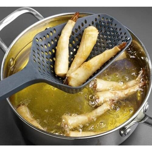 1Pcs Nylon Strainer Scoop Colander Kitchen Accessories Gadgets Drain Veggies Water Scoop Portable Home Cooking Tools