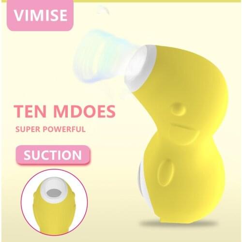 10 Modes Powerful Clitoris Sucker Vibrator Vibrating Nipple Sucking Blowjob Clitoris Stimulator Etotic Sex Toy for Women Sucker