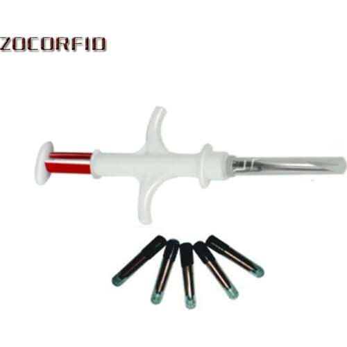 100pcs 1.4x8mm/2.12x12mm rfid FDX-B animal glass tag PETS tube RFID FDX-B 134.2KHz EM4305 animal ID microchip Free s