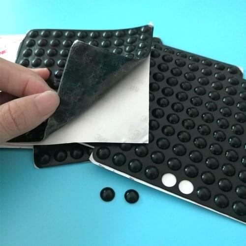 200PCS 8*3MM CABINET SILENCER SELF ADHESIVE SOFT ANTI SLIP SILICONE RUBBER FEET PADS GREAT SILICA GEL SHOCK ABSORBER