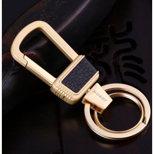 2018 Popular Mens Keychain Car Key Ring High-End Waist Zinc Alloy Key Waist Hanging