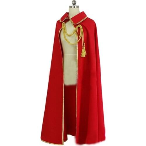 2019 Anime Noragami Yato Cosplay Red Cape Cloak costumes Custom-made Any Sizes
