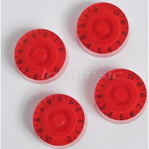 4Pcs Different Color Speed Knob Guitar Control Knobs for Electric Guitar Replacement