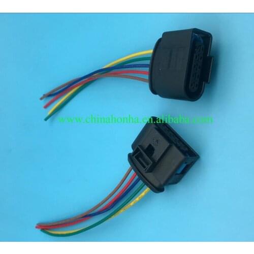 5 Pin/Way MAF Mass Air Flow Plug Connector MK4 Beetle TDI ALH 1J0 973 999 A with wire or without wire