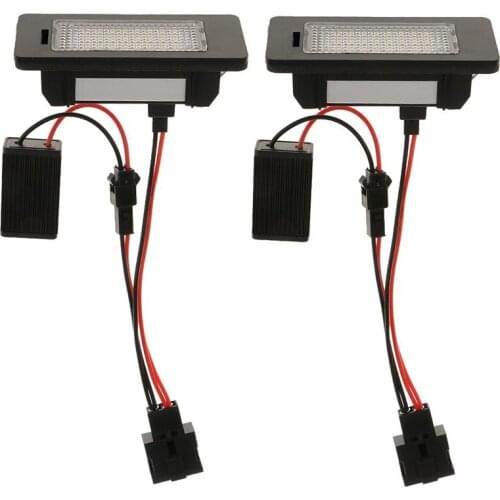 Car parts light 24 SMD LED license lamp For A4 B8 S4 A5 S5 Q5 applied -2 pieces / set