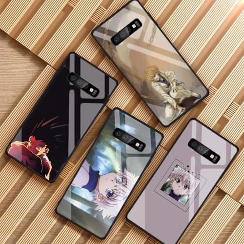 Hunter x Hunter Anime Tempered Glass Phone Case For Samsung Galaxy S8 S9 S10 S20 PLUS J6 J8 2018 NOTE 8 9 10 Cover Shell