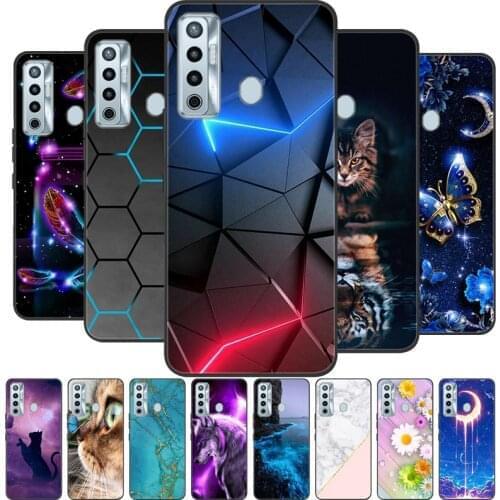For Tecno Spark 7 Pro Case Silicon Phone Cover For Tecno Spark7 Pro Shell New Design Full protective for Tecno Spark 7Pro Coques