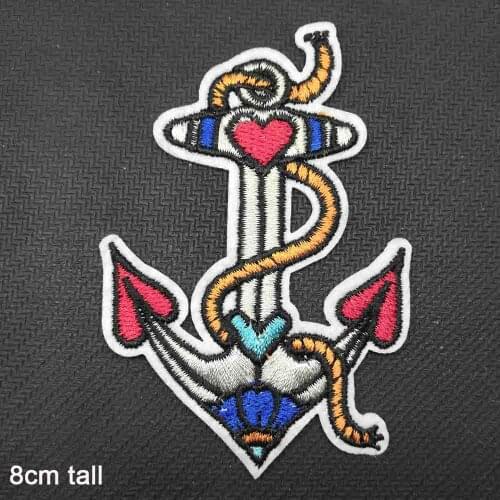 Colorful Iron on Embroidered Cloth Clothes Patch For Clothing Girls Boys Wholesale