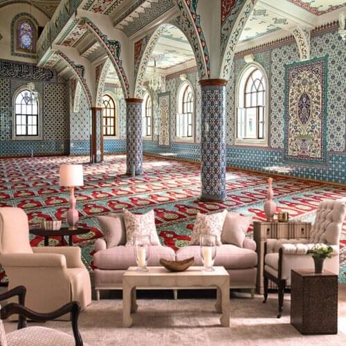 Dropshipping Colomac Custom Mural 3D European Architecture Palace Villa Luxury Wallpaper Wallpaper Bedroom Rivestimento Pareti