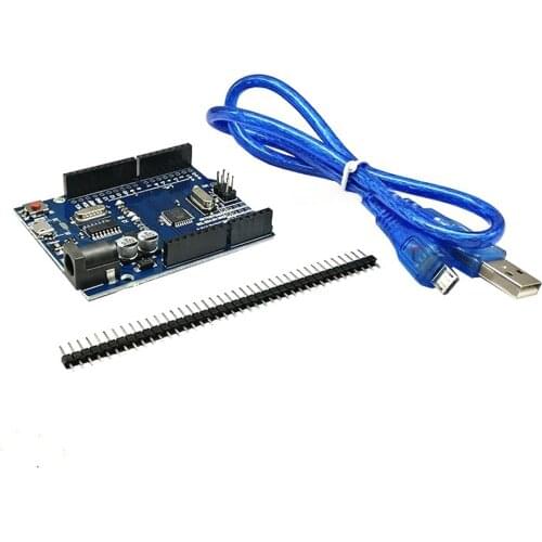 Cool Version UNO R3 CH340G CH340 G MEGA328P ATMEGA328 ATMEGA328P AU Board Compatible Micro USB With Cable DIY Kit