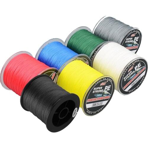 Fishing Line 300m 4 Strands Braided Fishing Line Multifilament 100% PE Line More Colors Available