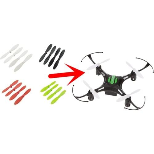 JJRC H8 8Pcs/lot Propeller Blades For Eachine H8 Mini RC Quadcopter Remote Control Quadcopter Frame Kit Accessories Spare Parts