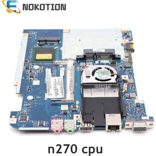 NOKOTION Laptop motherboard For Acer D150 KAV10 LA-4781P N270 CPU DDR2 MB.S5702.001 MBS5702001 Mainboard
