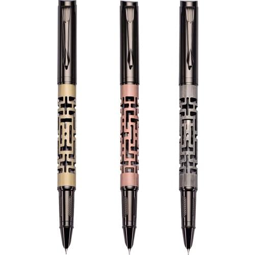 Yiren 890metal Fountain Pen Hollow Out Beautiful Pattern iridium Extra Fine Nib Ink Gift Pen for Business Office School