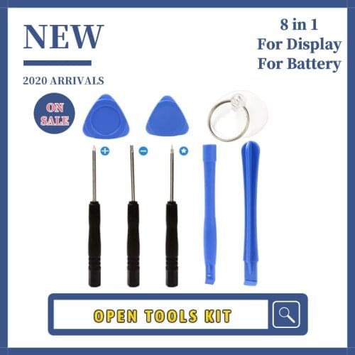 New 8 In 1 Opening Tools Disassemble Kit for iPhone 5 5S 5C SE 6 6S Plus Mobile Phone Repair Tools Kit Screwdriver Set