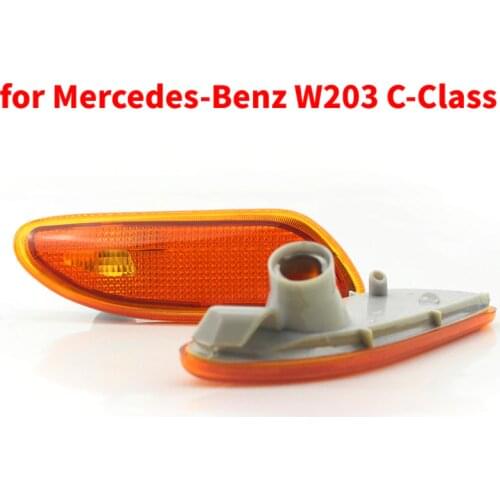 Genuine Right and Left Side Marker In Bumper Turn Signal Light Replacement for Mercedes-Benz W203 C-Class car styling