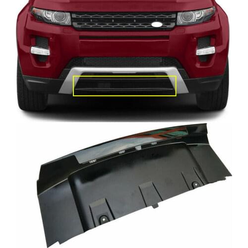 Car Front Bumper Tow Hook Trailer Cover For LAND ROVER Range Sport Evoque Black LR028187 2012-2015 Lower Spoiler Guard Board Kit