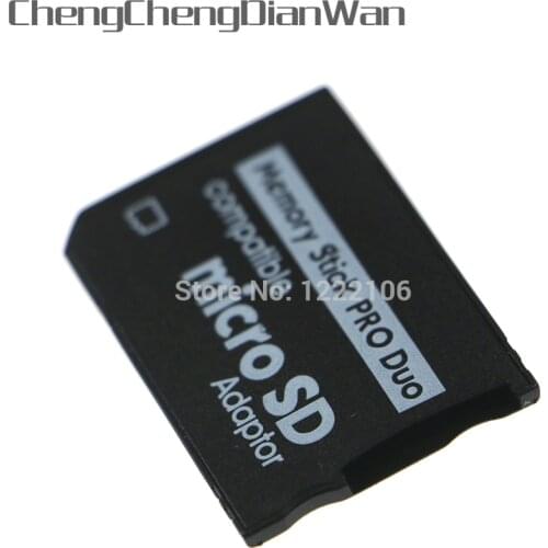 ChengChengDianWan Mini Micro SD SDHC TF to Memory Stick MS Pro Duo Adapter Converter Card for psp 1000 2000 3000 20pcs/lot